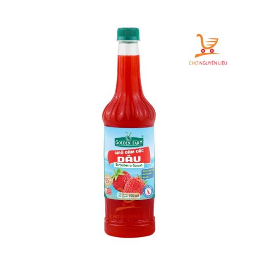 siro đậm đặc golden farm vị dâu