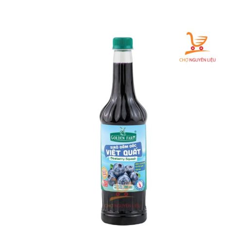 siro đậm đặc golden farm vị việt quất