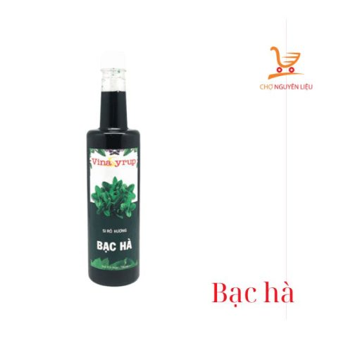 siro vina vị bạc hà