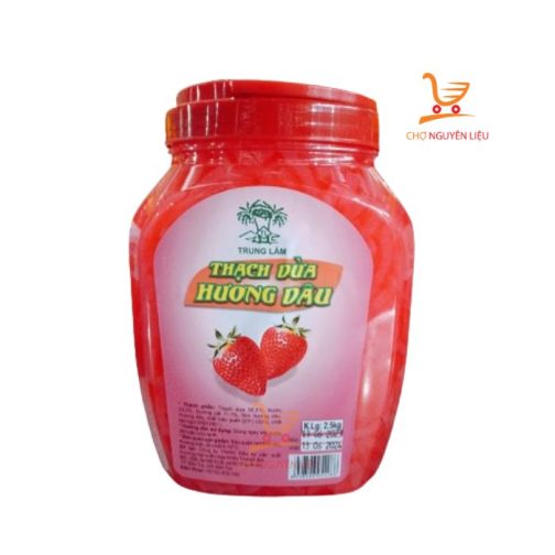 thạch dừa trung lâm vị dâu